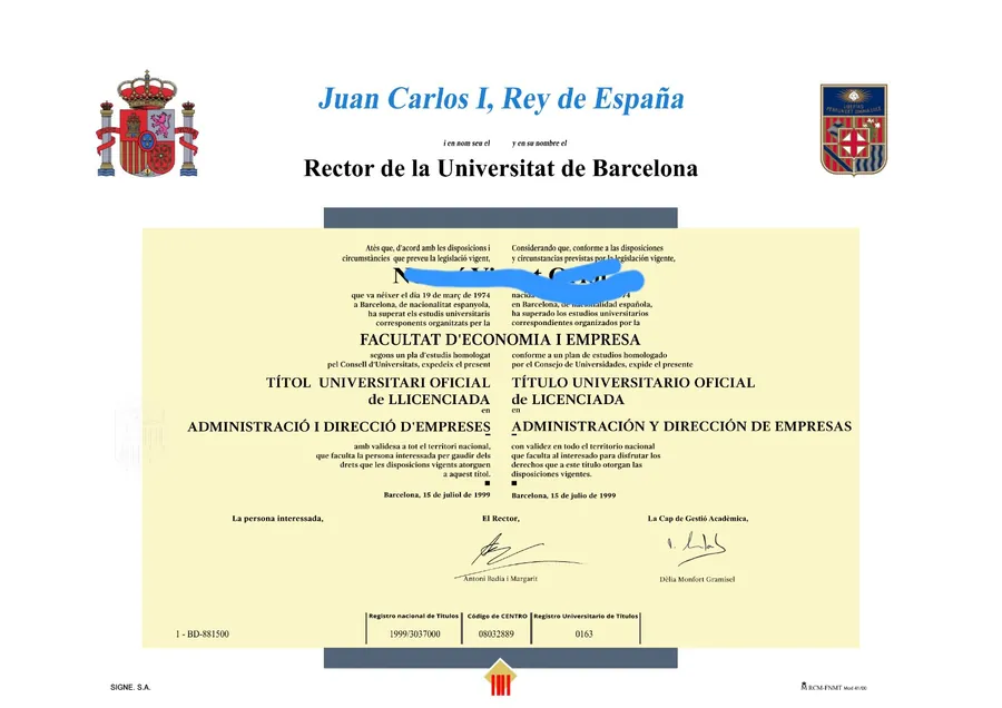 Comprar título universitario en España